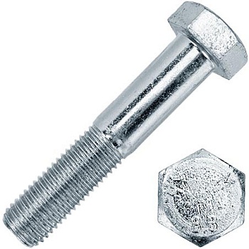 Болт шестигранный М48х220 мм DIN 931 класс прочности 8.8 оцинкованная сталь